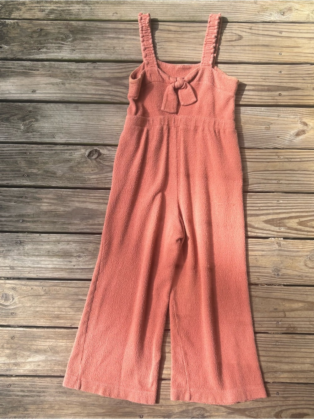 Madewell Texture & Thread Ruffle-Strap Jumpsuit - Picture 2 of 4